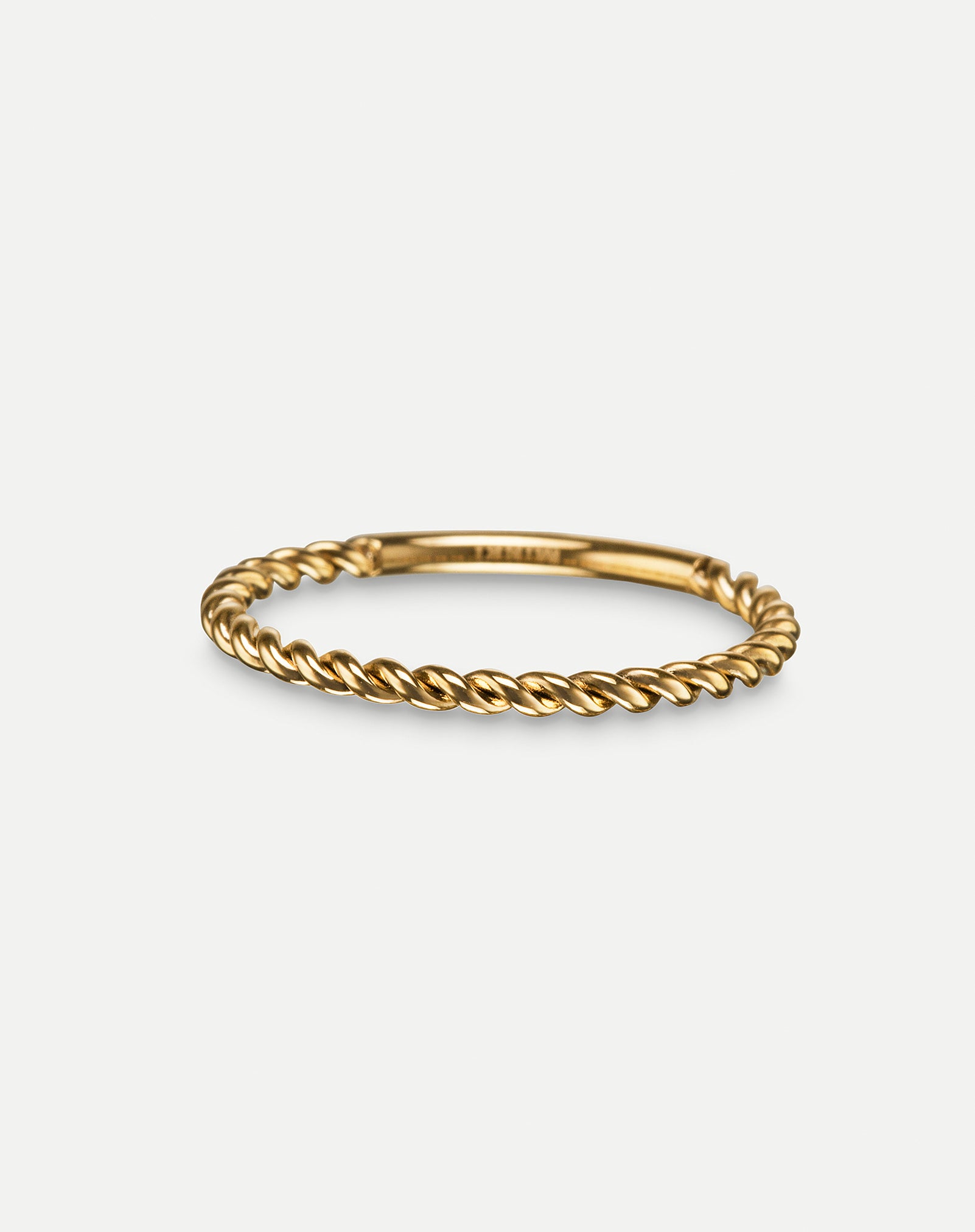 gold vintage inspired stack ring